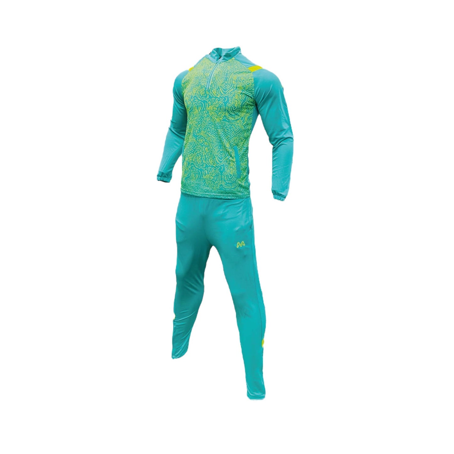 SUBLIMATED TEAL NEON YELLOW
