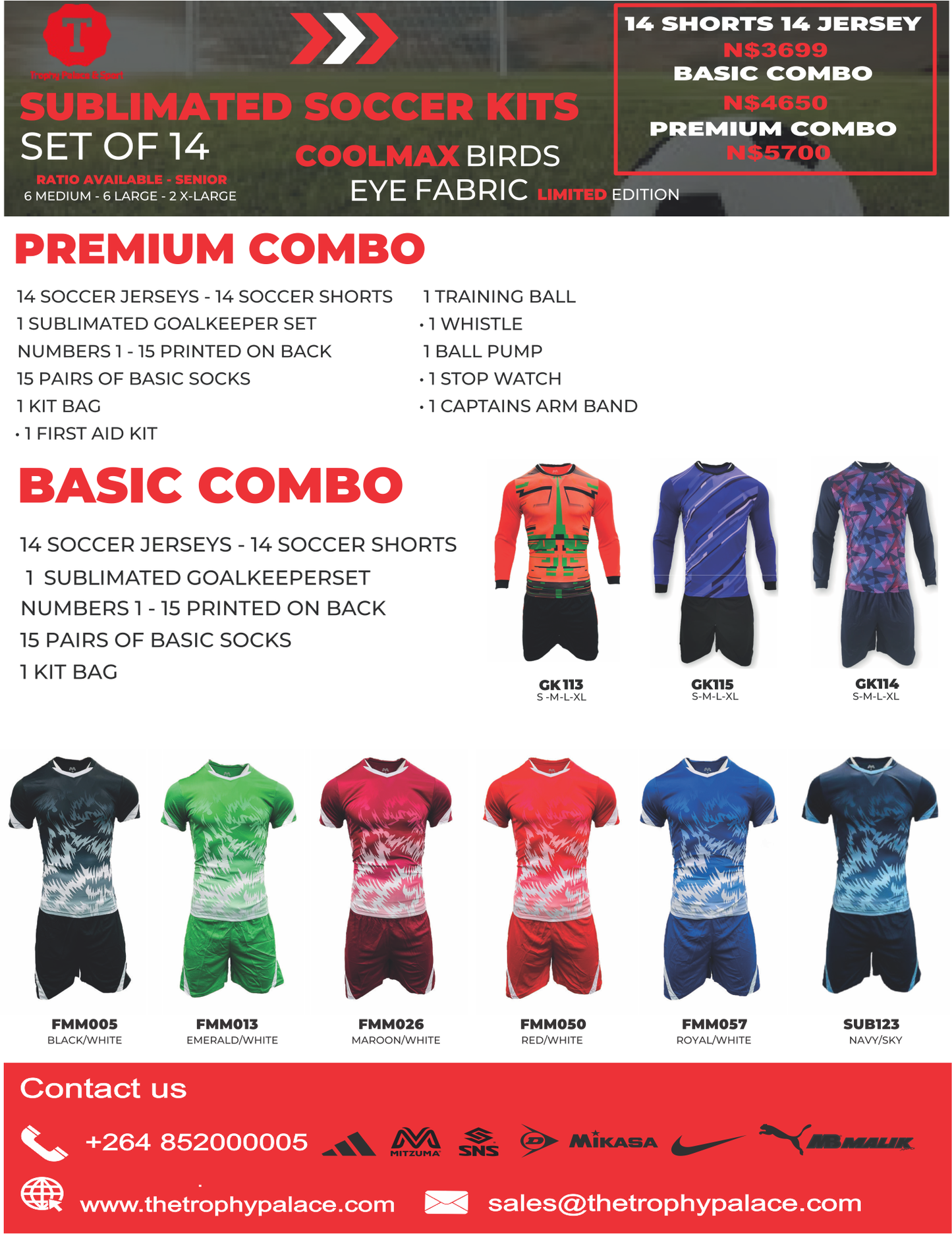 Morocco Mitzuma Soccer Kit