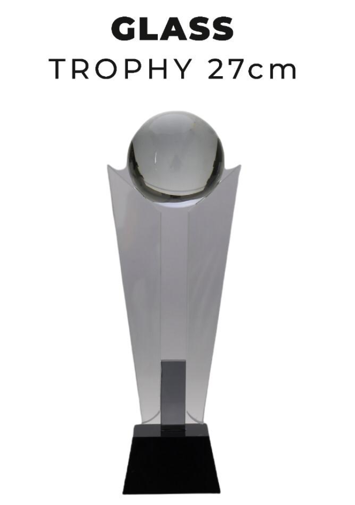 TR0274 Glass Trophy 27cm