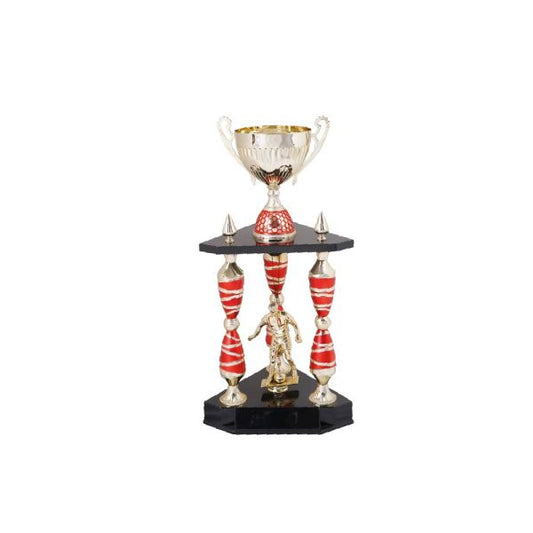 3 PILLAR RED FOOTBALL